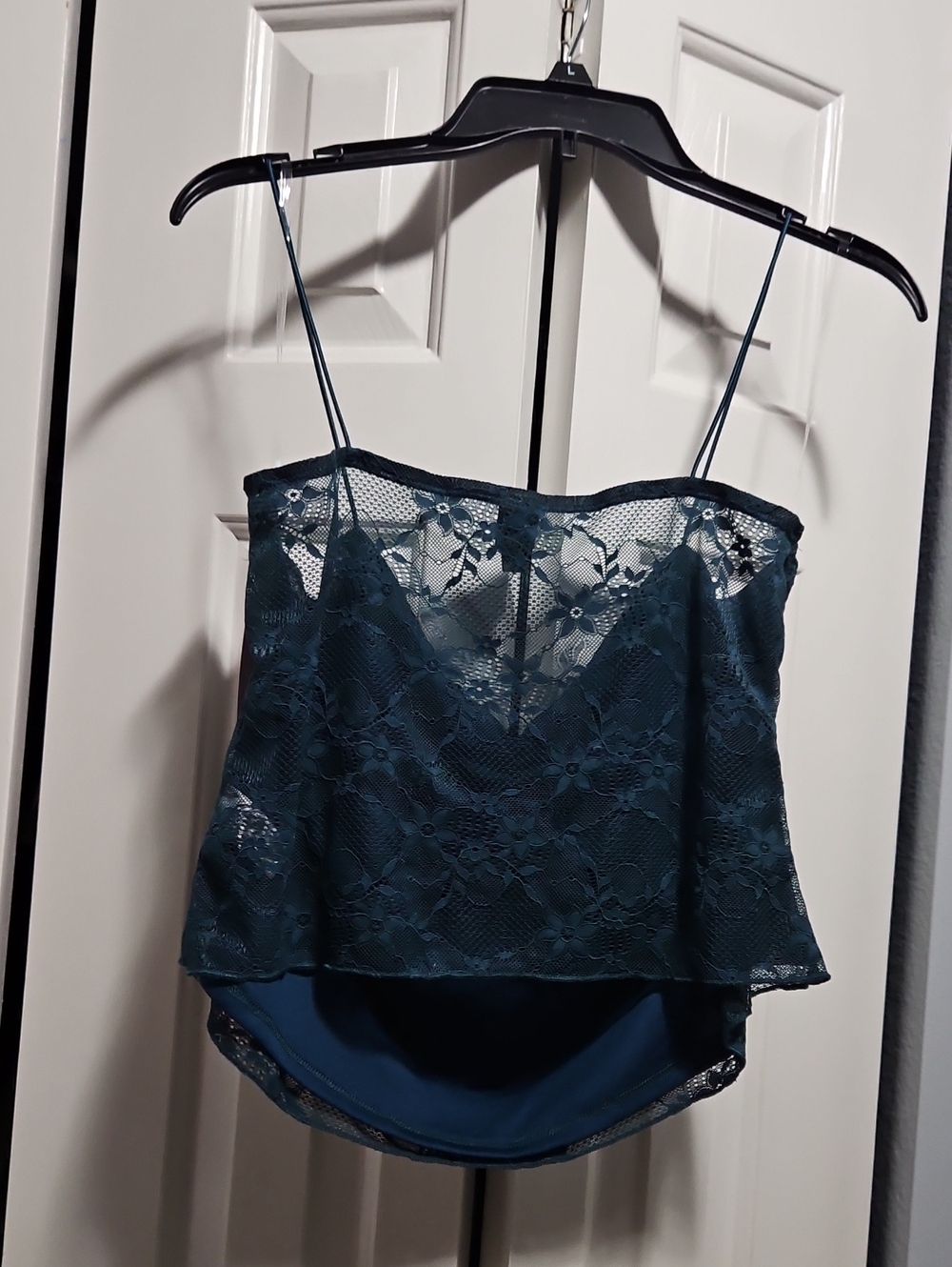 NWT Sheer Stretchy Mesh Y2k Lace Tank - Picture 2 of 12